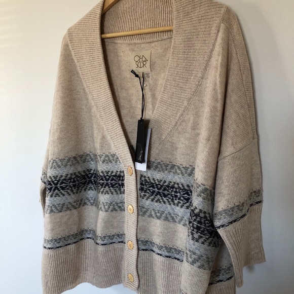 NWT Chaser Knit Grandpa Oversized Cardigan L - Picture 10 of 14